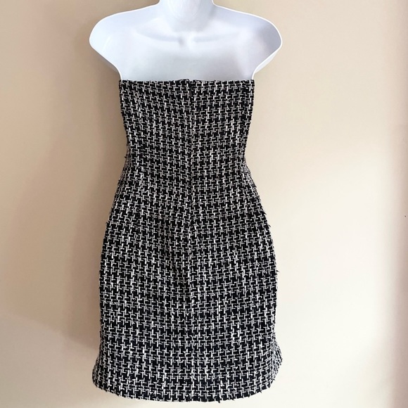 NBD | Revolve Isadora Strapless Tweed Mini Dress Brooklyn NWT Size L - Picture 7 of 11